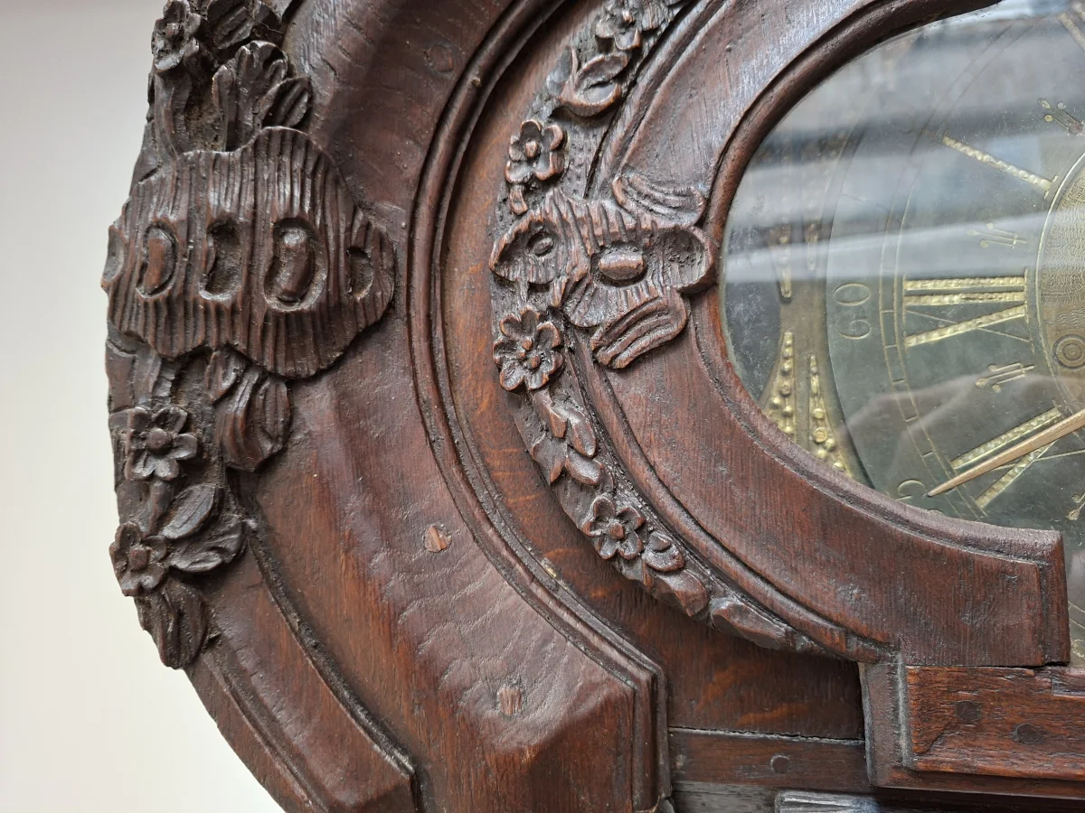 1774 Louis XV Grandfather Clock Case 4