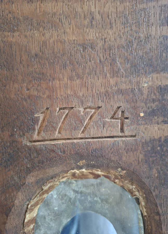 1774 Louis XV Grandfather Clock Case 9