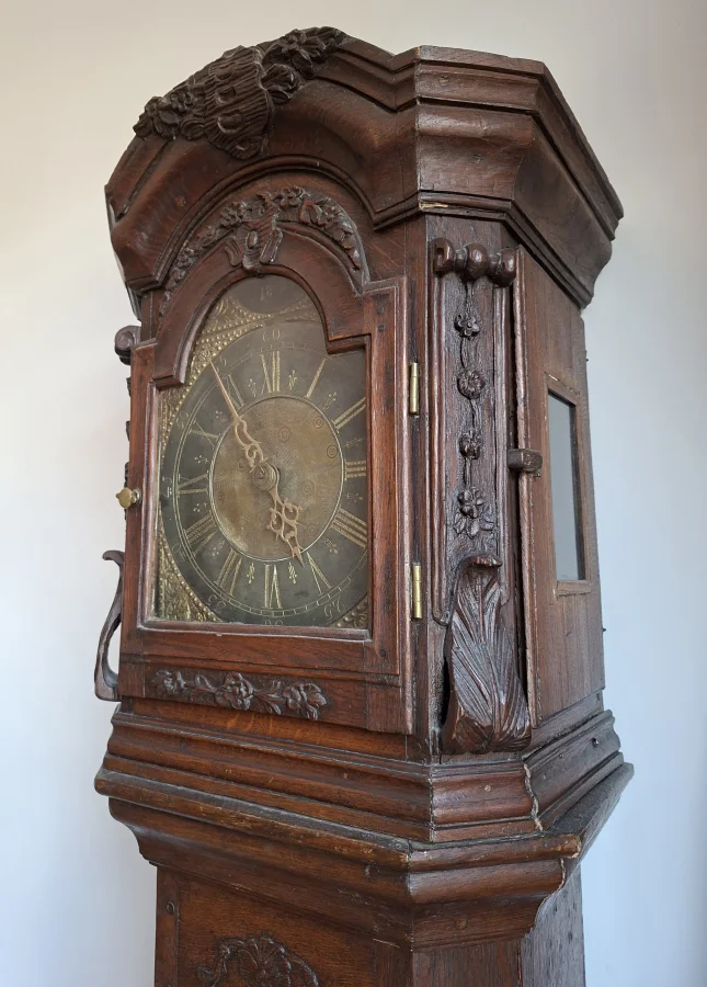 1774 Louis XV Grandfather Clock Case 12