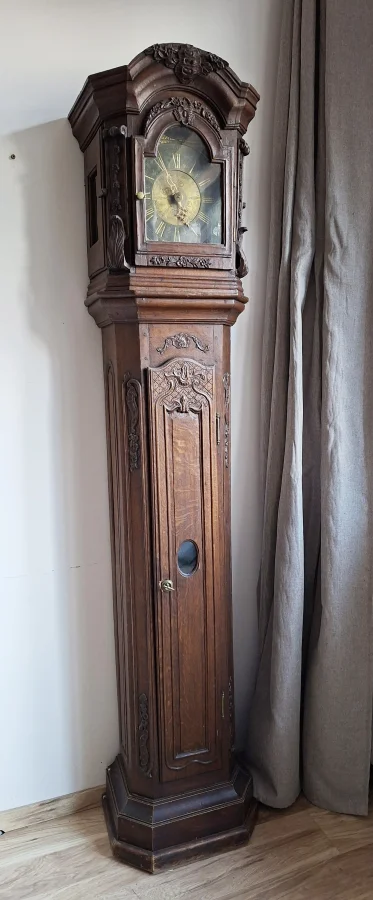 1774 Louis XV Grandfather Clock Case 13