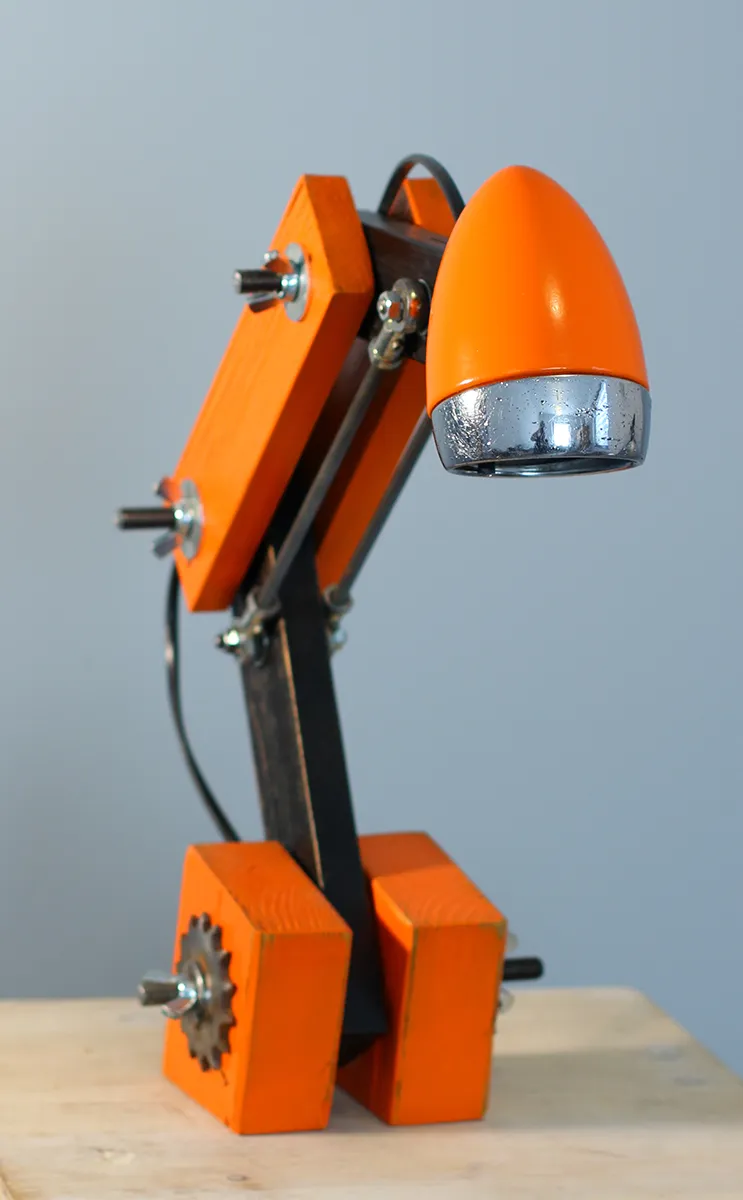 Industrial Lamp Orange 3