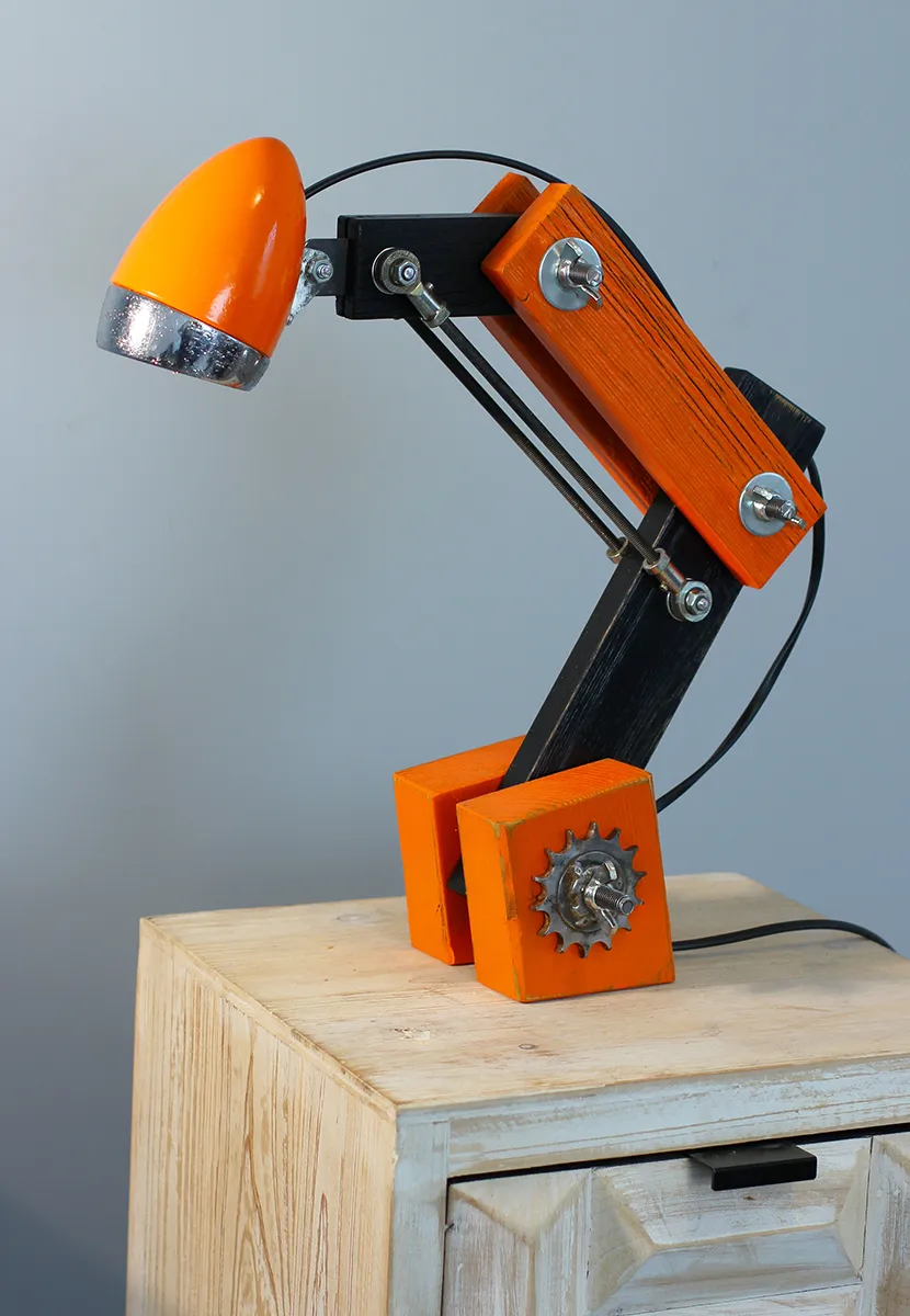 Industrial Lamp Orange 4