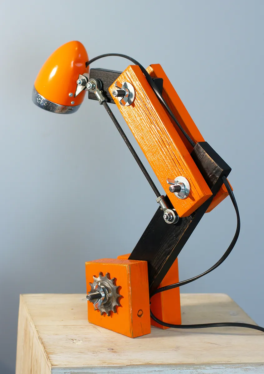 Industrial Lamp Orange 5