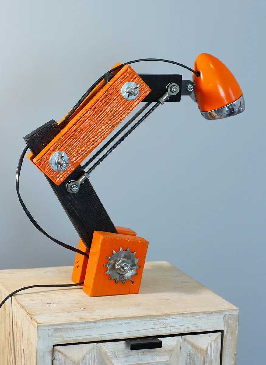 Industrial Lamp Orange 6