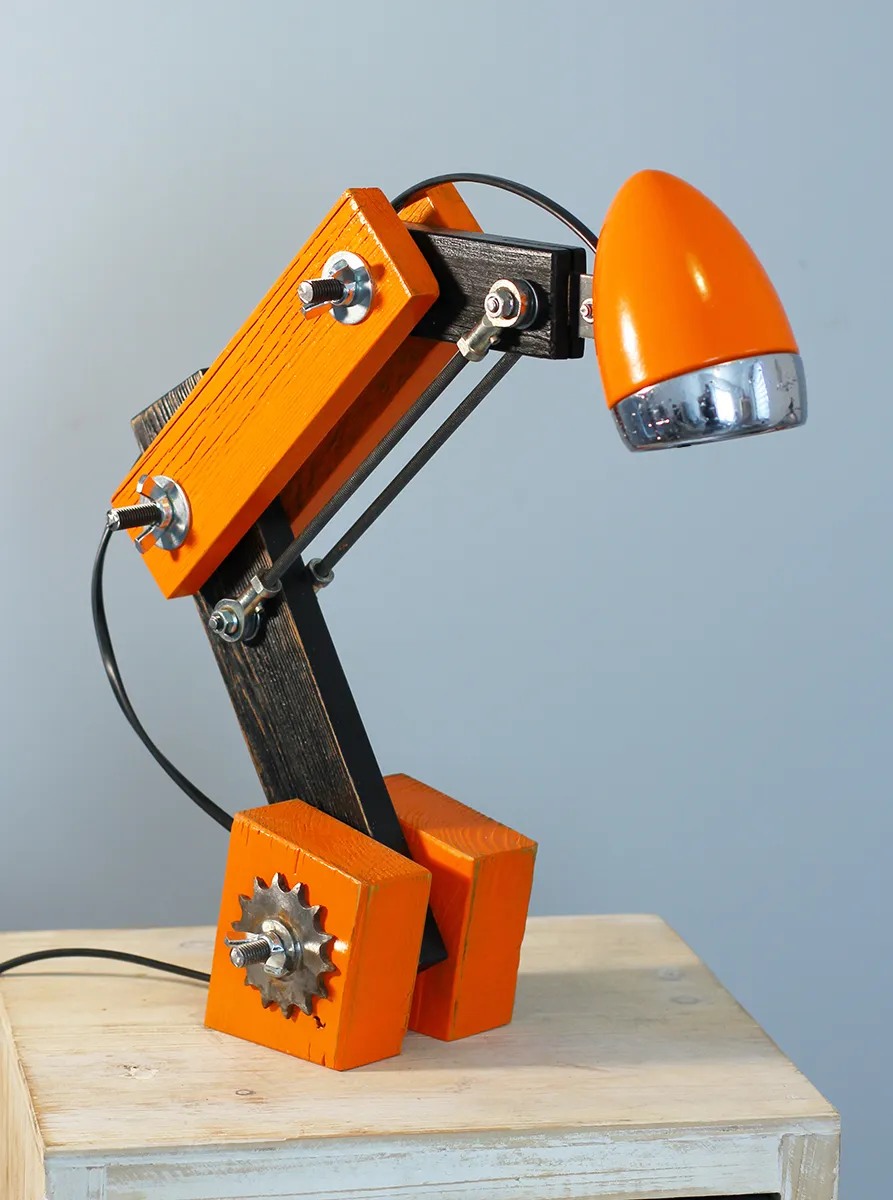 Industrial Lamp Orange 7