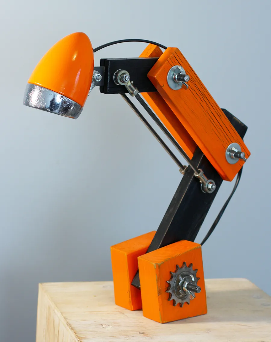 Industrial Lamp Orange 8