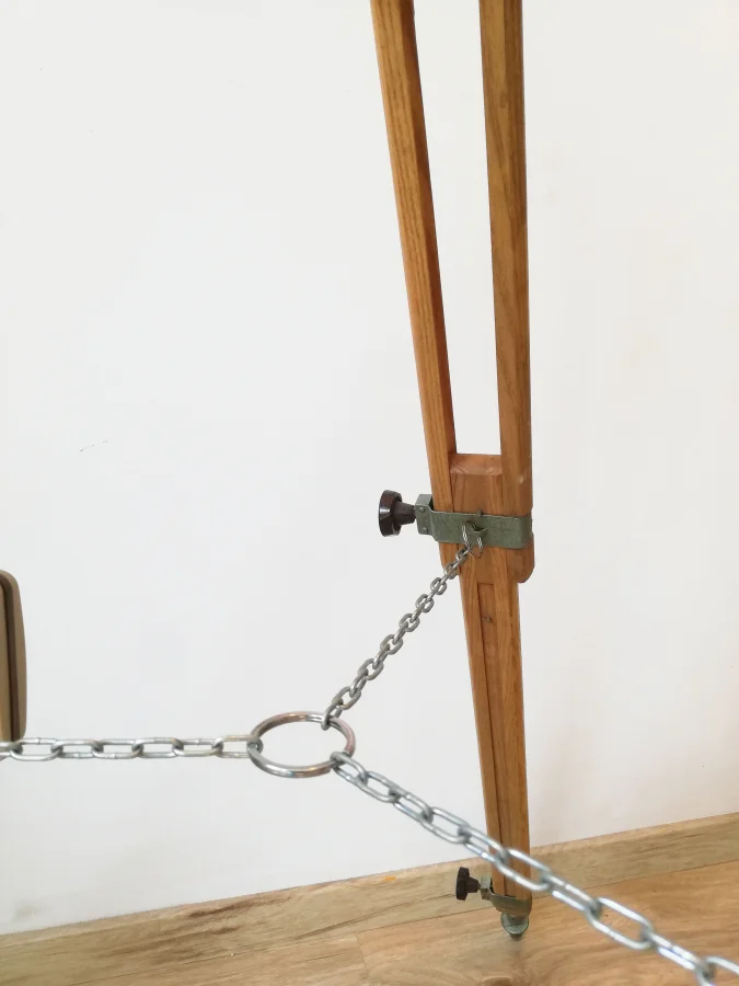 Custom Midgard Lamp on Antique Photo Tripod 11