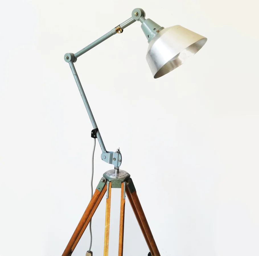 Custom Midgard Lamp on Antique Photo Tripod
