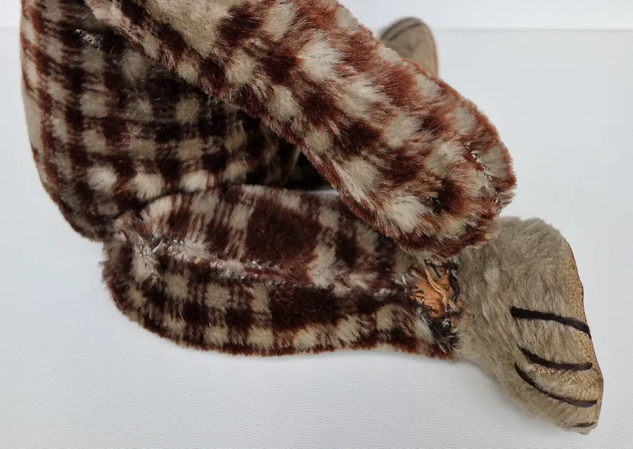 Antique Straw-Filled Teddy Bear 1930 4