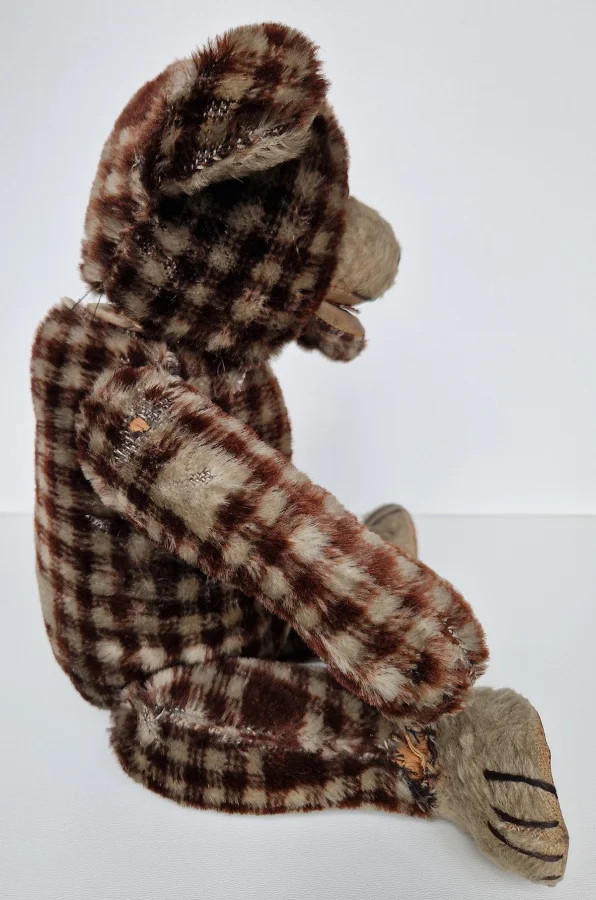 Antique Straw-Filled Teddy Bear 1930 10